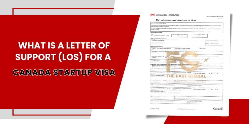 what is a letter of support for canada startup visa
