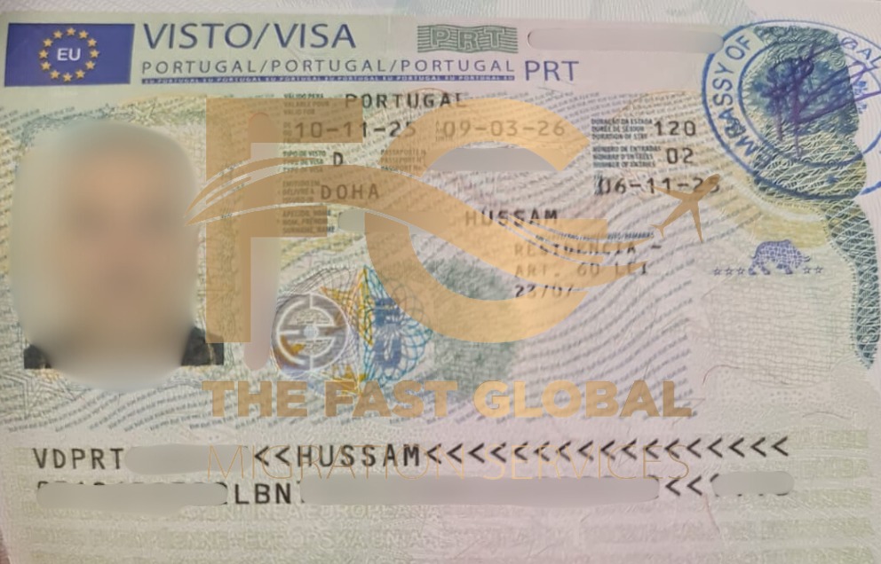 Hussam Portugal D2 Visa