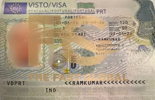 Fast Global Migration - reviews , Ramkumar Portugal D2 Visa Copy