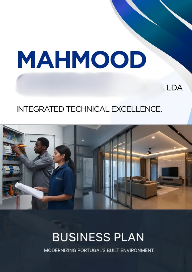 Mahmood Business plan page 1