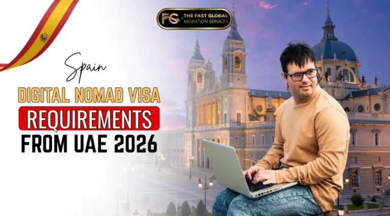 Spain Digital Nomad Visa Requirements from UAE 2026 blog banner