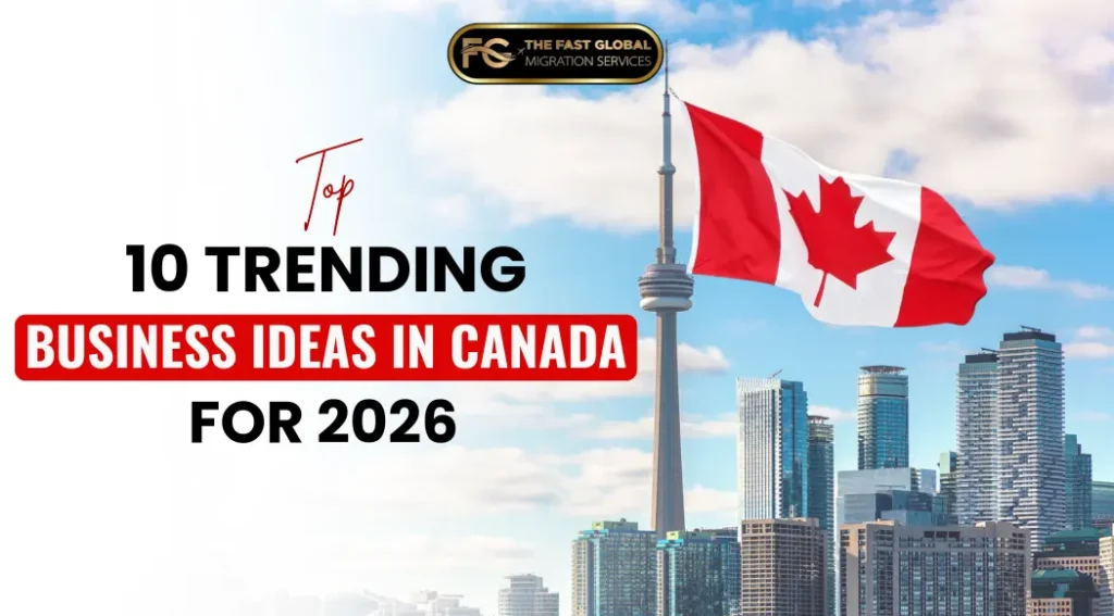 Top 10 Trending Business Ideas in Canada for 2026 blog banner