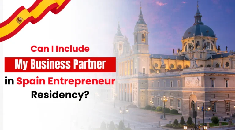 Can I Include My Business Partner in Spain Entrepreneur Residency? blog banner