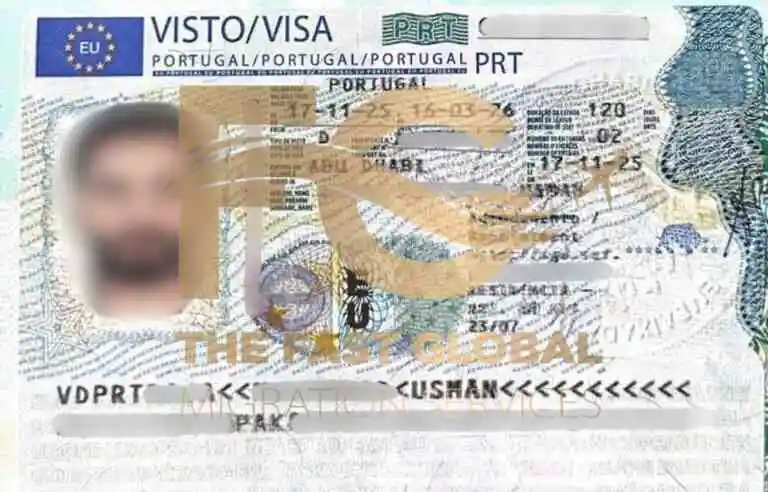 Usman Portugal D2 visa copy