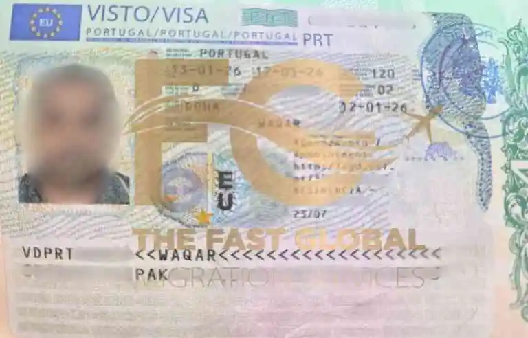 Waqar Portugal D2 visa copy